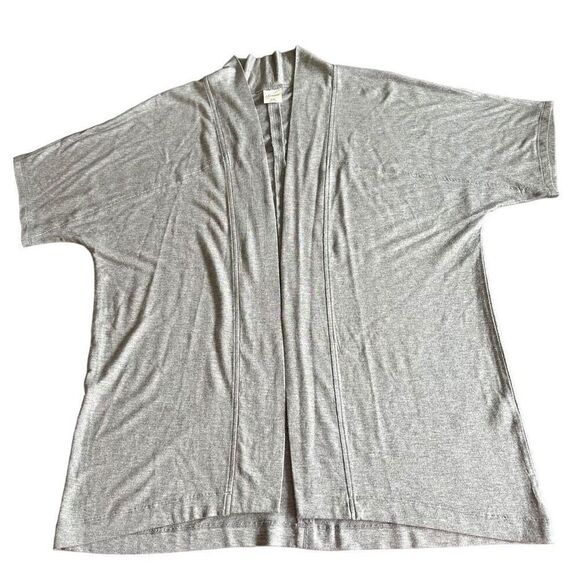 Soma French Terry Open Front Lightweight Lounge Wrap size Small / Medium - Picture 3 of 8